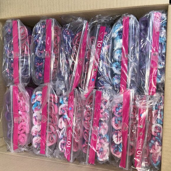 Hanes Girls’ Tagless Bikinis – LOT 69 - 240 pcs – 24 packs (10 ea) – Sz 6 - NEW - Picture 2 of 3